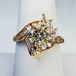 1.78 Carat Natural Diamond 14KT Gold Ring
