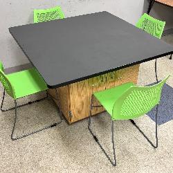 Lot #30 Diversified Workstation- Green Chairs #1