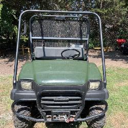 Kawasaki Mule Four-Wheel-Drive Utility Vehicle with Wench