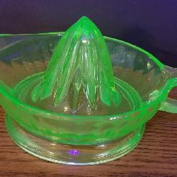 Vintage Green Uranium Juicer