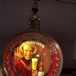 Spinning Budweiser Lighted Sign