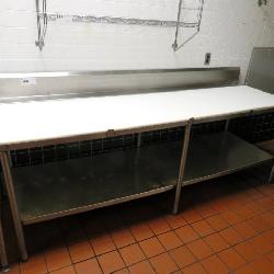 8ft Polytop Table - 30in Deep