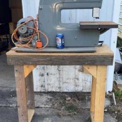 Craftsman 12-inch bandsaw On Handmade Stand with