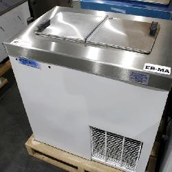 New 32in Norlake Dc-2s Self Contained Flip-lid Ice Cream Dipping Cabinet
