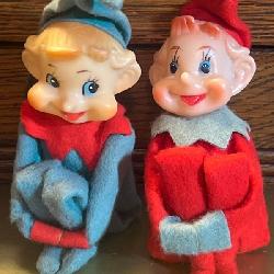 Vintage Elves Ready For Your Shelf