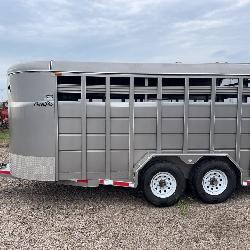 2016 Corn Pro 16’ Livestock Trailer - Like New!
