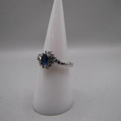 925 Marked Sterling Silver Ring, Size 7.5
