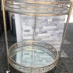 P - TWO-TIER ATLAS BAR CART (A3)