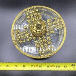 Hollywood Regency Style Brass Filigree