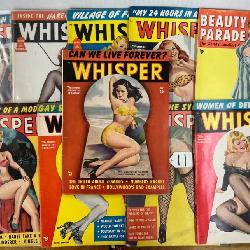 # lot 11- lot of 10 whisper & Beauty Parade Magazines