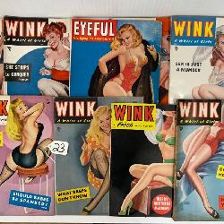 #23 Lot of 10 Wink and Eyeful Magazines