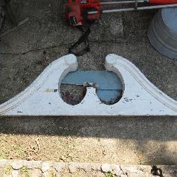 Ornate Architectural Wood Pediment