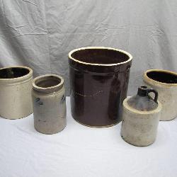 Stoneware Crocks and Jug Collection