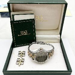 Esquire ESQ 2-Tone Date Watch in Original Box