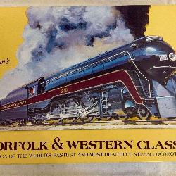 Bachmann Limited Collector’s Edition Norfolk & Western Class J HO scale steam locomotive and tender in original box. Packaging depicts N&W No. 600 streamlined steam locomotive
