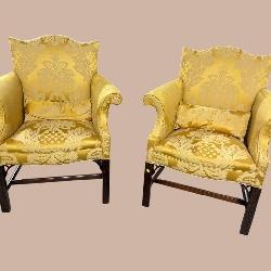 2 CLEAN SOUTHWOOD CHIPPENDALE CHAIRS