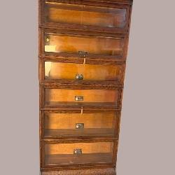 VIKING 6 STACK OAK BOOKCASE