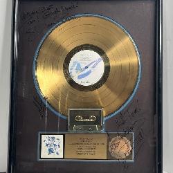 RARE TULL BAND GOLD RECORD