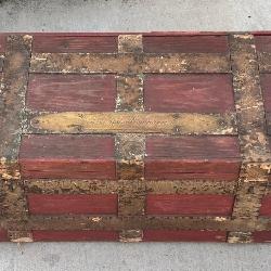 RARE FORD WOOD STORAGE BOX