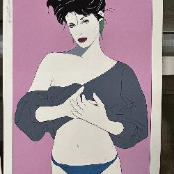 #259 Signed Serigraph  by Jennifer  Nagel 162/990 (Charlotte) 30X38				