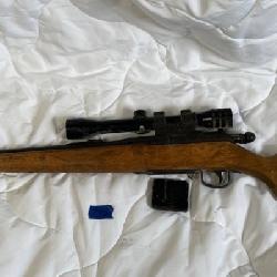 Western Field Bolt-Action Rifle Mod. SB-712 Series E .222 Cal REM with Wooden Stock