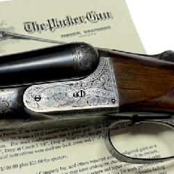 Exceptional 1910 Special Order Engraved Parker Bros DHE Grade 3 Hammerless 12 GA. SXS Shotgun