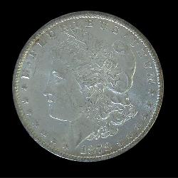 1878-CC Morgan Silver Dollar, Nice