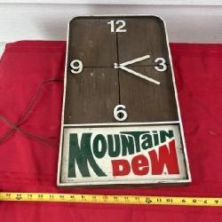 Mt. Dew Clock