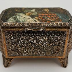 RARE Vtg. Ornate Metal 