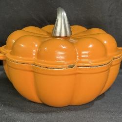 Le Creuset pumpkin-shaped  Dutch oven