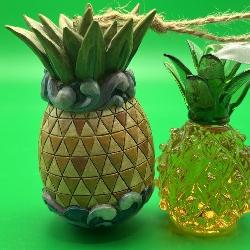 2 Piece Pineapple Ornaments