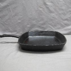Cast Iron Square Skillet Marked Made in USA