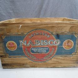 Nabisco Anniversary Wooden Crate