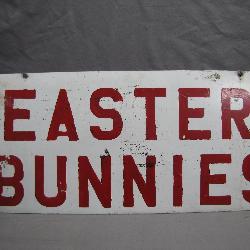 SoMD Amish-Handpainted Easter Bunnies Sign