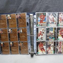 Binder of Hockey Cards