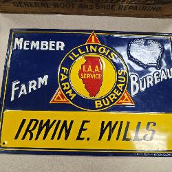 Illinois Farm Bureau Barn Sign