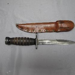 WWII-Era US M3 Fighting Knife with Sheath