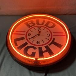 Bud Light Neon Light Clock