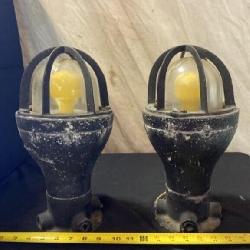 Two Industrial Explosion Proof Floor Lamp Lights