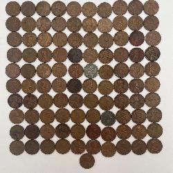 101 Vintage United States Lincoln Wheat Cent Coins