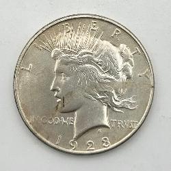 1923-D Peace Silver Dollar