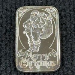 Merry Christmas 1 Oz. Silver Bar