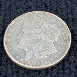 1921 Morgan Silver Dollar, San Francisco Mint