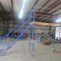 ROLLING STAIR TOWER SCAFFOLD