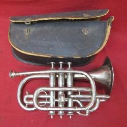 Antique 1930's Champion Trumpet & Case