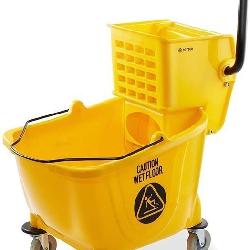 Commercial Side Press Wringer Combo Mop Bucket