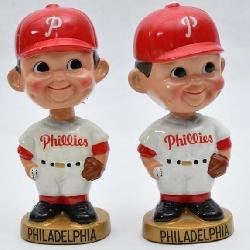 (2) 1960's composition Philadelphia Phillies