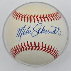 Mike Schmidt autographed baseball.