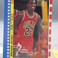 1987 Fleer NBA Michael Jordan Chicago Bulls Card