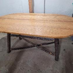 OVAL OLD HICKORY KITCHEN TABLE